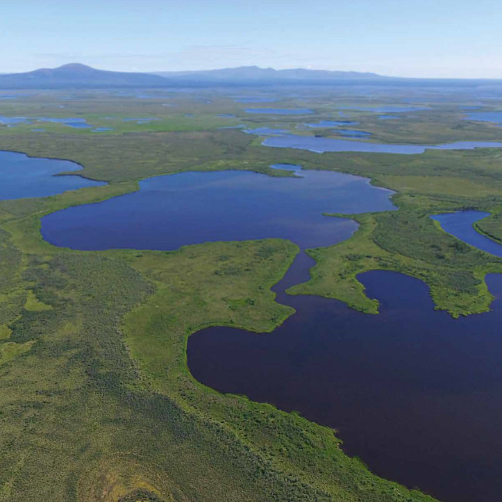 Thawing permafrost