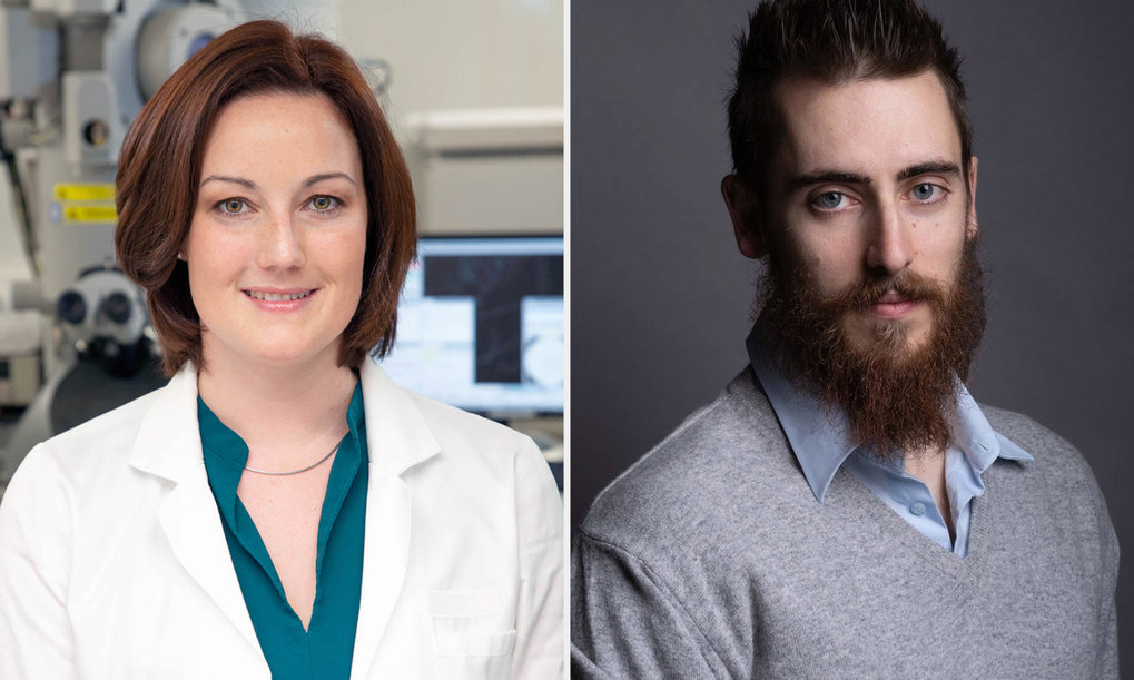 Bonnie J. Murphy from the Max Planck Institute of Biophysics in Frankfurt/Main, and Giulio Malavolta from the Max Planck Institute for Security and Privacy in Bochum, who receive the Heinz Maier-Leibnitz Prize 2023 for their research.