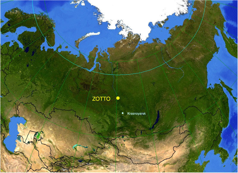 Северная тайга россии карта